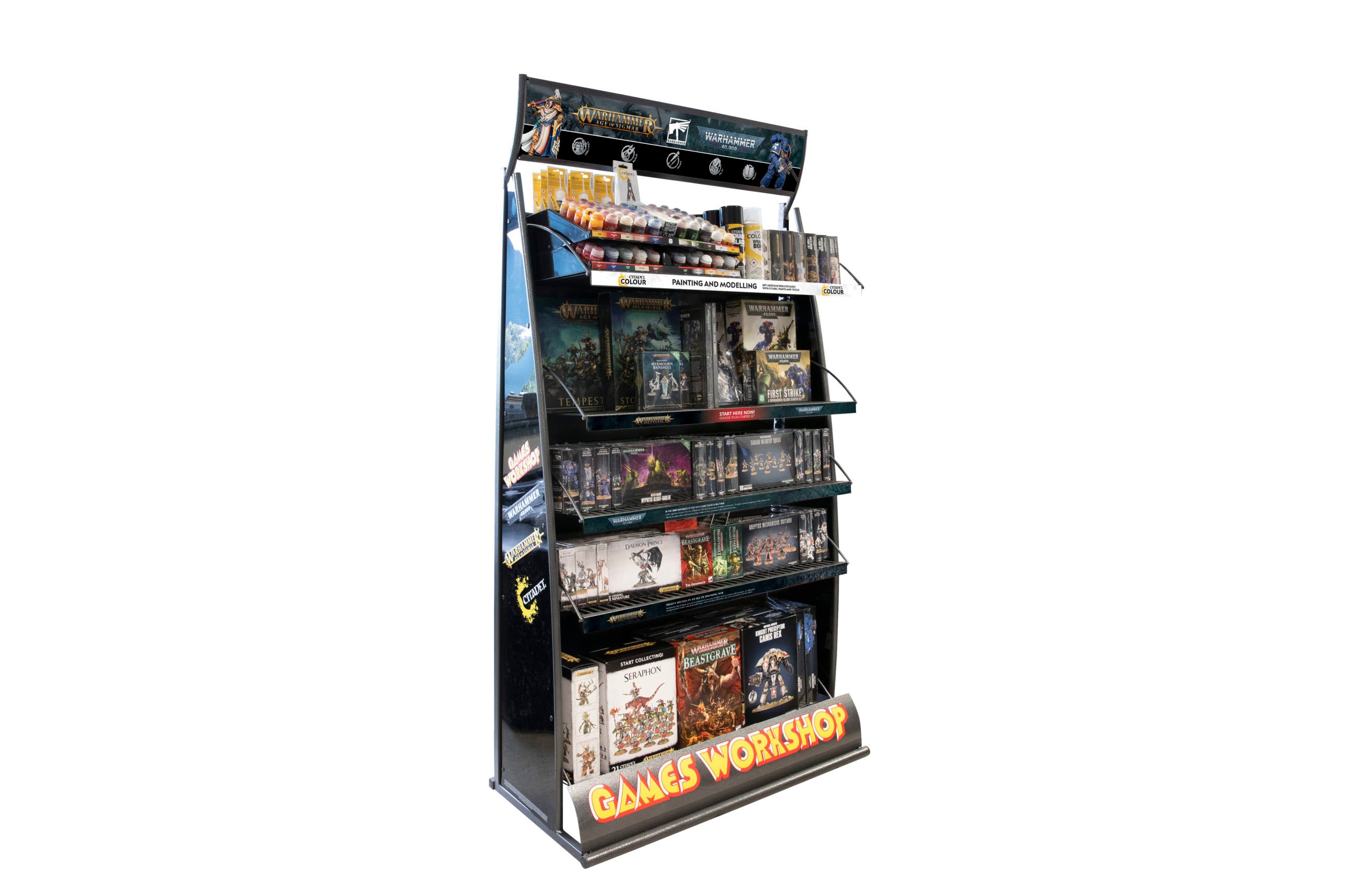 Battlegrounds Gaming on X: New Citadel paint rack from Games Workshop!   / X