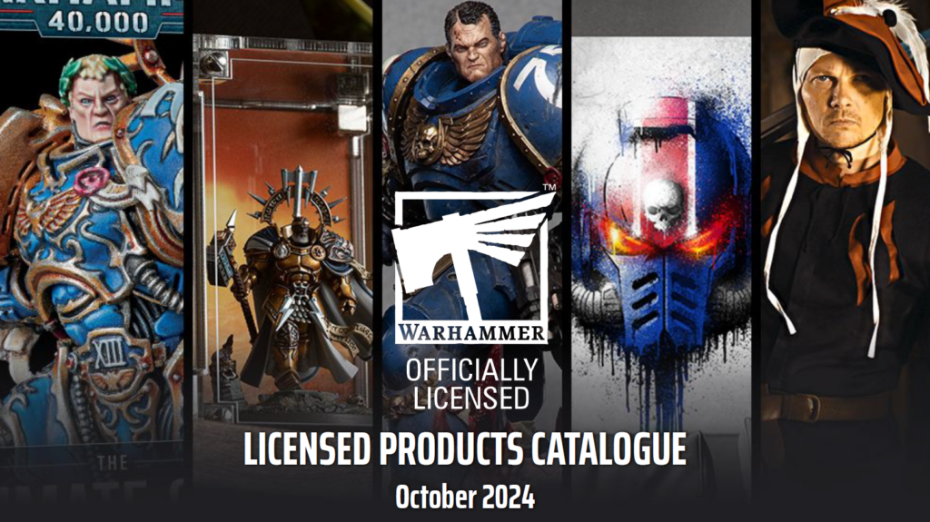 Officially Licensed Product Catalogue AVAILABLE NOW Games Workshop 1024x575 